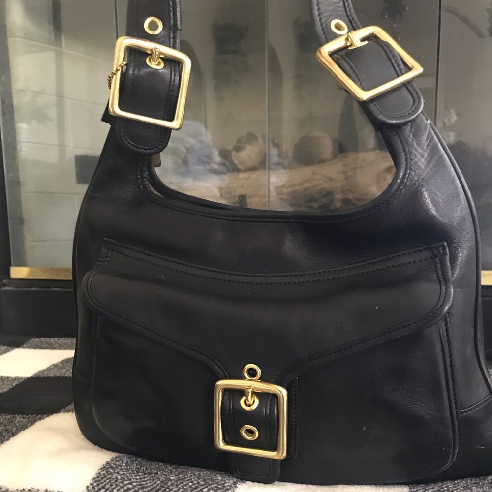 Coach leather handbag
